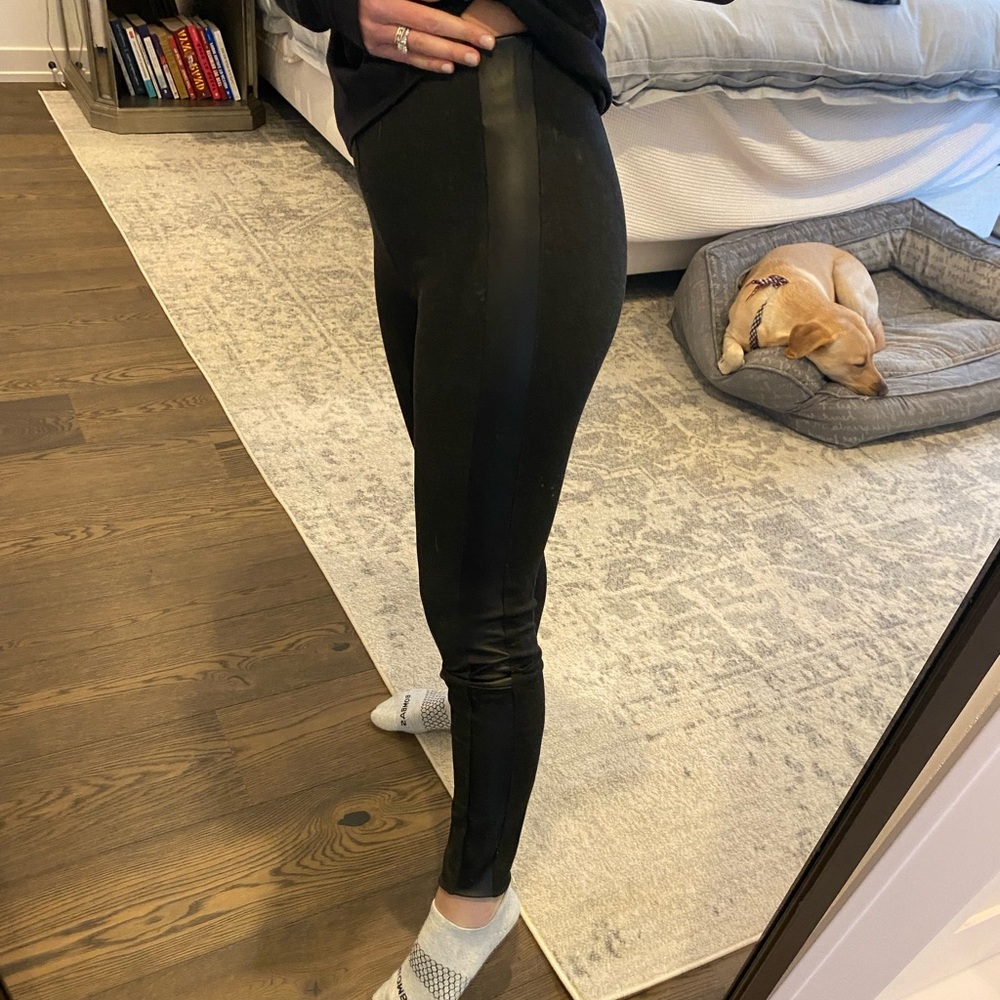 J. Crew Pixie Leather Stripe Pant - image 3